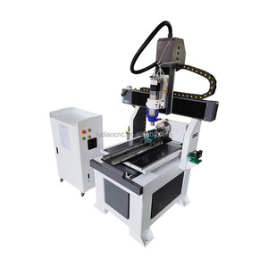 Mini enrutador CNC de 4 ejes de alta calidad y buen precio para trabajos planos y cilíndricos LD6060 - Product Image 1