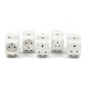 AC30 3pin ราง Din Modular ซ็อกเก็ตสากลหลายเบ้าเสียบปลั๊กไฟฟ้าเต้าเสียบ10A/16A สารหน่วงไฟ - Product Image 6
