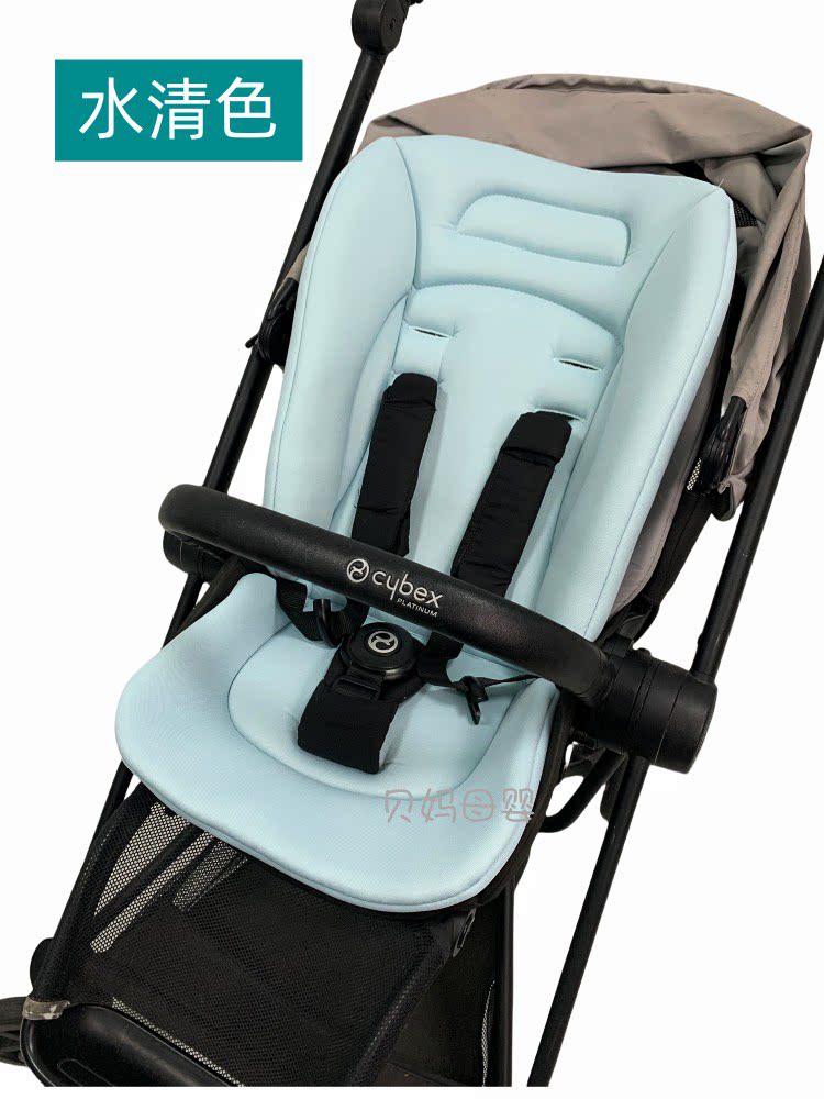Teal-double sided breathable cotton pad