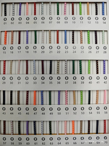In Stock 332 <strong>Colors</strong> Factory <strong>Elastic</strong> <strong>String</strong> <strong>Custom</strong> 2/2.5/3MM Polyester Colorful Round Braid <strong>Elastic</strong> Cord Rope Band for Garment - Product Image 6