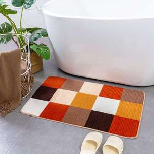 שטיח אמבטיה רך ופרוותי ממיקרופייבר בעיצוב אישי, סופג, לחדר ילדים, מעונות, קישוט, נגד החלקה, שטיח אמבטיה מטופף - Product Image 2