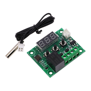 W1209 Red and Blue DC 12V Heat Cool Temp Thermostat <strong>Temperature</strong> Control Switch Thermometer Thermo <strong>Controller</strong> <strong>NTC</strong> <strong>Sensor</strong> Case - Product Image 2