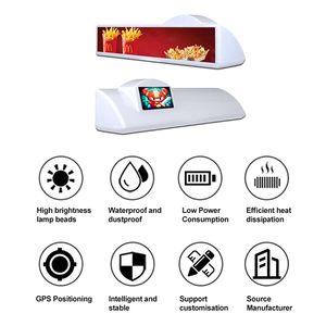 <strong>New</strong> <strong>Hot</strong> <strong>Led</strong> Wifi Outdoor Taxi Roof <strong>Led</strong> Display Top <strong>Led</strong> Screen Taxi Advertising Digital Sign/Different Color Factory Customized - Product Image 5