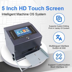 Macchina di codifica del desktop G12 per giocare la data di produzione del numero di lotto tappo di bottiglia codice bidimensionale stampante a getto d'inchiostro ad alta velocità - Product Image 4