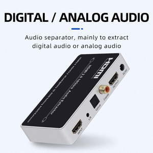 Digital Analog HDMI2.0 HDCP2.2 <strong>Input</strong> <strong>Output</strong> L/R Optical Coaxial DC/5V HDMI Audio Extractor 5.1 Converter Adapter Splitter