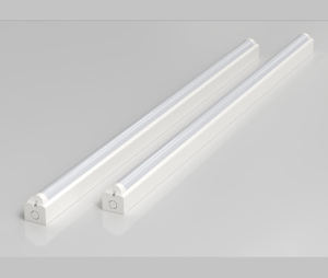 โคมไฟ LED แนวอุตสาหกรรม AC120-277V เป็นเส้นตรง4ft 8FT คลังสินค้า ETL DLC UL โคมไฟ LED แนวเส้นหลอดไฟ LED อัจฉริยะ T8 - Product Image 2