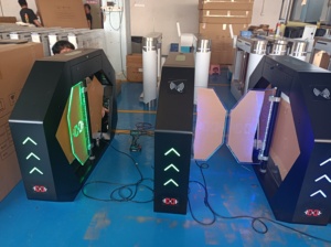 Gym <strong>Entry</strong> Point Security Attendance Security Access Control Gate QR Code Swing Barrier - Product Image 5