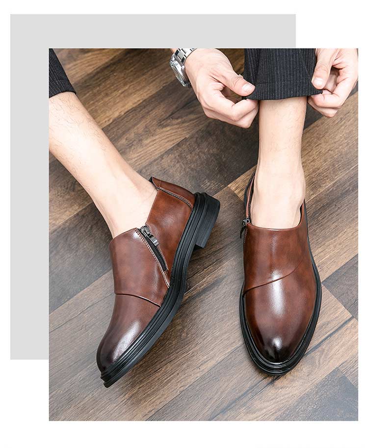 Genuine Leather Stylish Formal Shoe for Men Brown S219-3420 (STOCK ITEM) 6 PRISTINE
