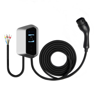 Auxus สถานีชาร์จรถยนต์ EV แอป16-32A RFID Plug & Play เชื่อมต่อง่าย1/3เฟส Type1/2 gb/t ที่ชาร์จยานพาหนะไฟฟ้า - Product Image 1
