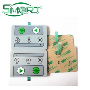 Smart Electronics Custom <strong>Embossed</strong> Tactile Key Membrane <strong>Switch</strong>/Keypad/<strong>Keyboard</strong> With Backlight LED - Product Image 5