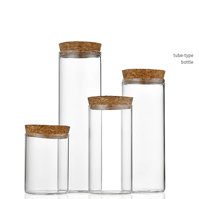 Frasco de vidro em forma de garrafa de cerveja, venda quente, pequena, vidro com rolha, para presentes vidro