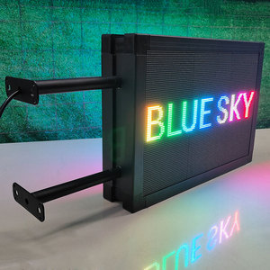 Outdoor RGB Full Color P4 a doppio scorrimento laterale bacheca a Led schermo di visualizzazione programmabile in esecuzione Led segno di schermo - Product Image 1