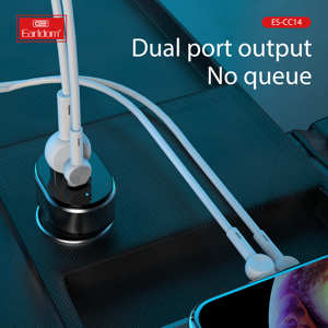 Earldom USB C araba şarjı, 45W çift bağlantı araba şarjı hızlı şarj PD şarj hızlı şarj 18W tip C araç adaptörü iPhone 13 için - Product Image 3