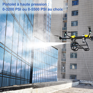 Joyance drone de lavage sprey drone haute pression extérieure verre rideau mur nettoyage drone - Product Image 2