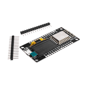 NodeMCU ESP8266 geliştirme kurulu ile 0.96 inç OLED ekran CH340G ESP-12F WiFi modülü Arduino için TYPE-C USB/Micropython