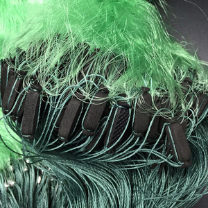 <strong>Multi</strong> Size Handmade 3 Layers Seine Trammel <strong>Net</strong> with PVC Rubber Float Bobbers Wrapped Rope Sinkers Fishing Gill <strong>Net</strong> - Product Image 2
