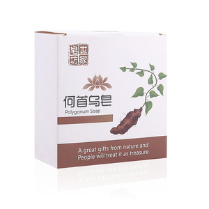 HANPEI nemlendirir onarım saç/saç büyüme/anti-dandruf Polygonum Multiflorum saç bakımı kararan Bar el yapımı sabun - Product Image 1