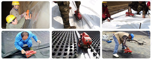 铝盒包装800W塑料焊接机，用于HDPE/PE/LDPE/PVC/EVA/ECB土工膜加入土工膜焊接机 - Product Image 5