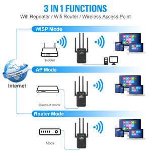 工厂价格长距离2.4GHz Wifi信号增强器300mbps网络放大器家用互联网Wifi扩展器 - Product Image 4