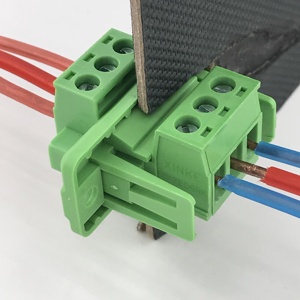XINKE 3路5.08间距穿墙插件接线端子与面板插头快速连接 - Product Image 4