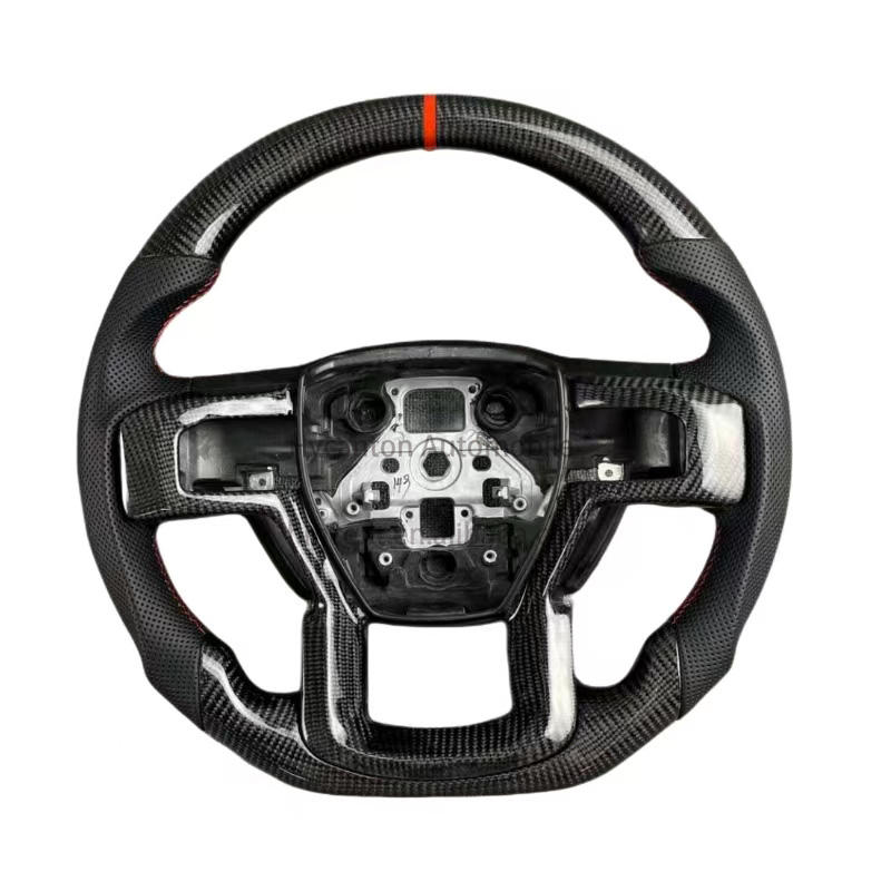 carbon fiber+perforated leather+red stripe