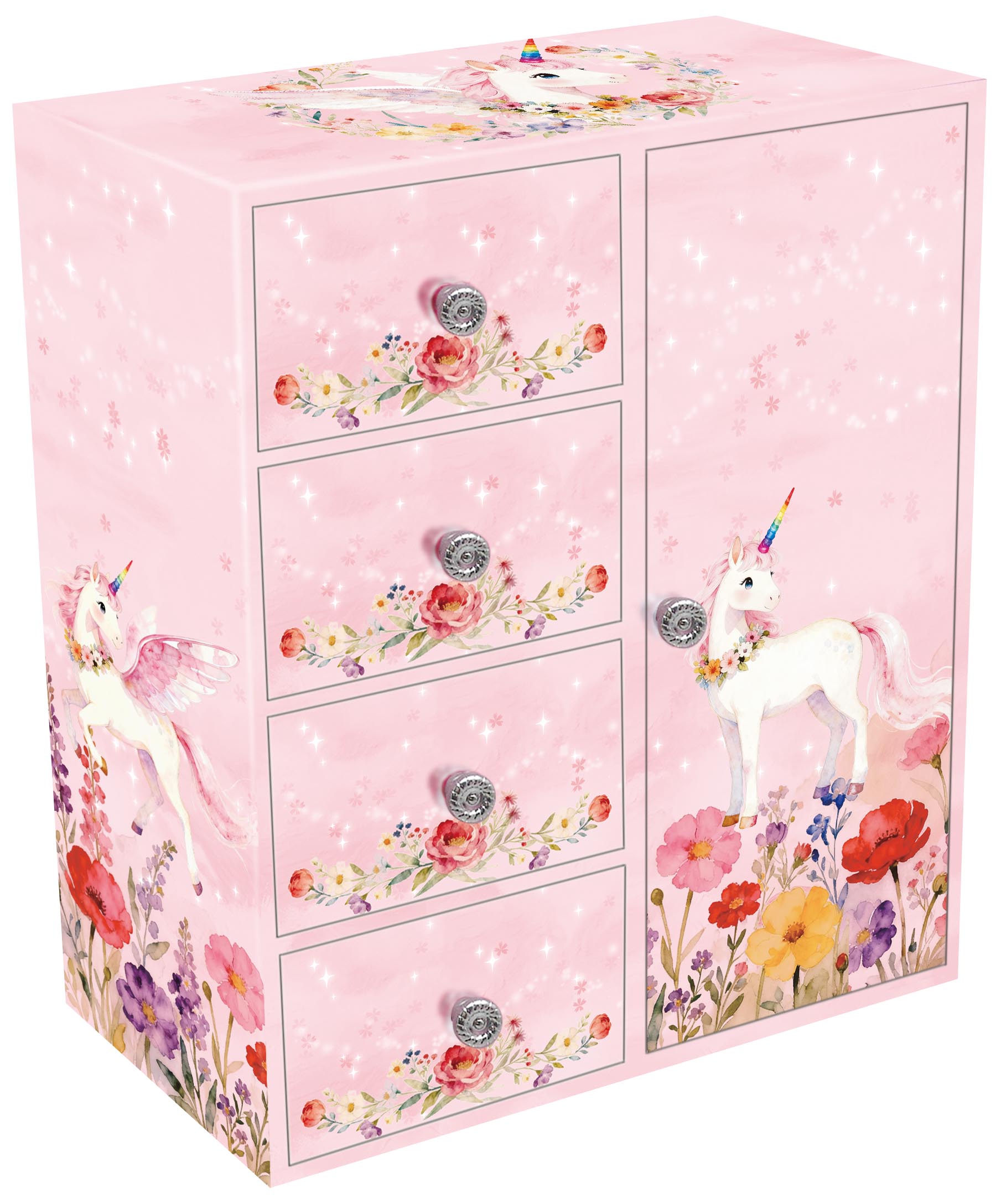 Licorne rose