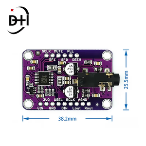CJMCU-1334 DACモジュールUDA1334A I2S DACオーディオステレオデコーダーモジュールボードArduino用 - Product Image 3