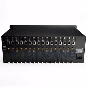 Codificador de transmisión IPTV Codificador IPTV H.264 HD MPEG4 16 canales para video a través de Internet - Product Image 1