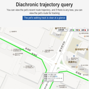 工厂价格Z8-A迷你宠物智能穿戴全球定位系统宠物定位器跟踪装置，宠物全球定位系统跟踪器