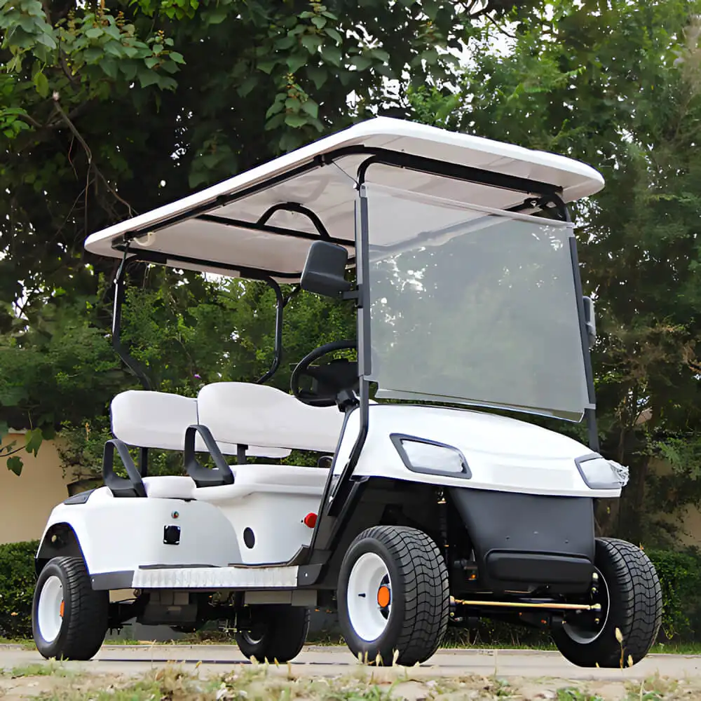 Chinese Mini 4 Seater Electric Golf Carts Cheap Prices Buggy Car for Sale 48 Volt Lithium Battery Medical Board Wheels Golf Cart