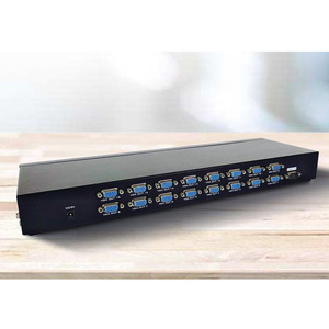MT-35016 Powered 16 Port VGA Splitter Box Video Distribution Duplicator for 1 PC to Multiple Monitors Projector - Product Image 1
