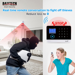 Daytech Tuya-Sistema de seguridad inteligente para el hogar, wifi, con mando a distancia inalámbrico, red GSM, sensor de alarma para puerta y ventana - Product Image 6