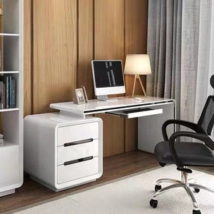 <strong>Computer</strong> Desk PC Corner <strong>Table</strong> with Bookcase Office Desks 3 Drawers Study Desk <strong>for</strong> Home Writing <strong>Table</strong> - Product Image 3