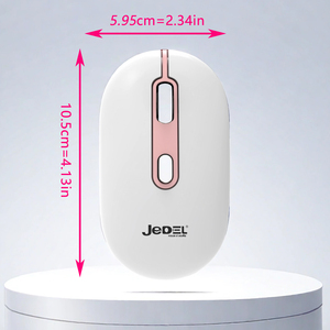 Jedel sıcak satış 4D optik fare 2.4G kablosuz fare şarj edilebilir taşınabilir BT fareler PC Laptop için Android <span class=keywords><strong>Windows</strong></span> için - Product Image 3