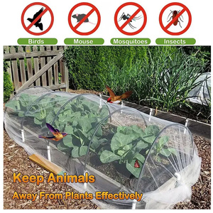 Jaring pelindung serangga, 40 jala 1x5m jaring kontrol hama taman Anti burung PERLINDUNGAN PENUTUP UNTUK sayuran bunga buah pohon naungan jaring - Product Image 5