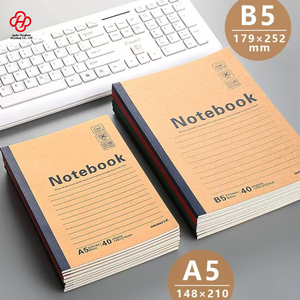 Toptan özel tek renkli öğrenci uygulama kitapları sanat karton kaplı kağıt üzerinde dijital baskı ile sert kapak - Product Image 4