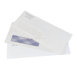 #8/9/10 an ninh giấy trắng phong bì tùy chỉnh logo in cửa sổ phong bì 10 # tùy chỉnh tự đóng dấu kinh doanh in không cửa sổ - Product Image 3