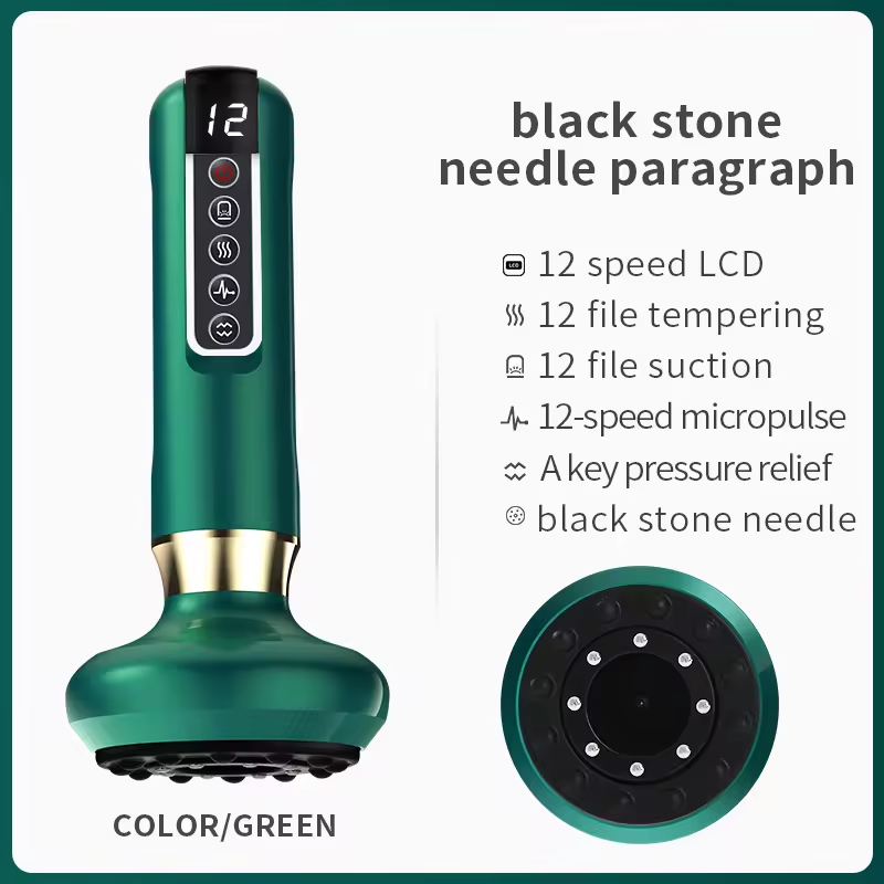 Pierre d'alun verte + noire (12 modes)