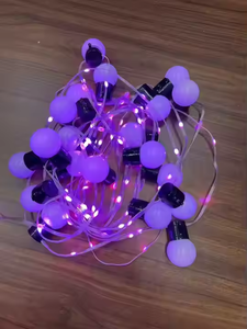 Decoración de vacaciones LED Cadena de luces Navidad RGB Cadena de luces con 10M 20 100 Bombillas LED - Product Image 4