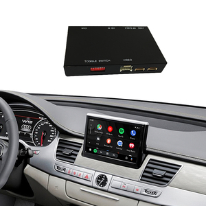 アウディA82012-2018AndroidオートインターフェイスデコーダーワイヤレスAppleCarPlayマルチメディアAirPlayミラーリンクYoutube用 - Product Image 1