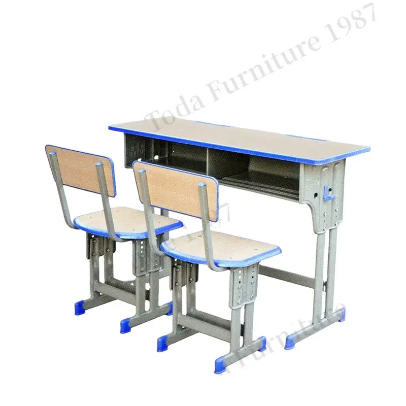 Chaises de modèle de meubles de campus bureaux et chaises d'école à hauteur réglable chaise de jeu de lycée en bois moderne
