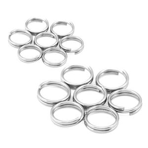 Wholesale <strong>Key</strong> <strong>Rings</strong> 4 5 <strong>6</strong> 7 8 9 10 12 15 16 18 20 mm <strong>Key</strong> <strong>Ring</strong> Double-loop Keyrings Accessories 304 Stainless Steel Metal Keyring