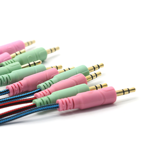 Cable de audio trenzado de alta calidad de 3,5 MM Cable de conversión 2 en 1 - Product Image 6