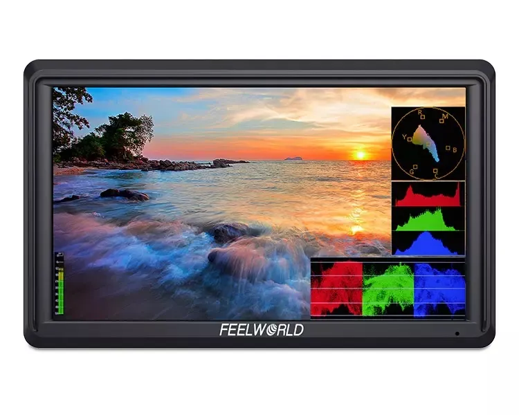 FW568 V2 5.5 pouces 3D LUT DSLR caméra moniteur de champ IPS Full HD 1920x1152 pour cardan et stabilisateur pour concert/conférence