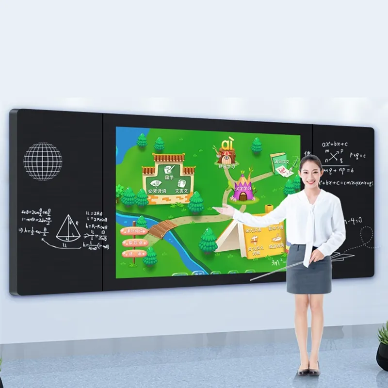 New Arrival Classroom All in One PC Touch Screen LCD School Writing Board LED Nano Whiteboard Interactive Digital Blackboard