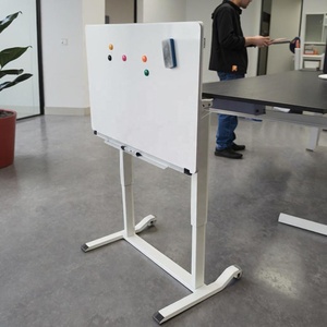 Mesa de ordenador portátil de escritorio con tapa ergonómica moderna mesa DE ORDENADOR DE TRABAJO rodante ajustable en altura móvil con elevador neumático uso de oficina - Product Image 2