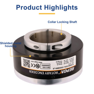 Encoder incrementale serie K100 RI76TD/5000ed. 4n42kf-f0 condizione di lavoro ad alta temperatura equivalente alla serie K100 - Product Image 3