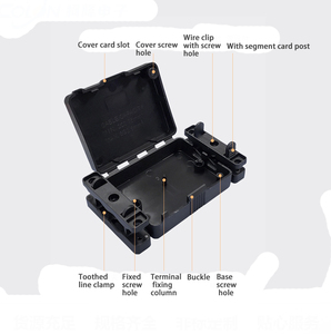 Manufacturers Supply 5 in 5 Out Junction <strong>Box</strong> 5 Pin Terminal Junction <strong>Box</strong> JS528 Plastic Junction <strong>Box</strong> - Product Image 4