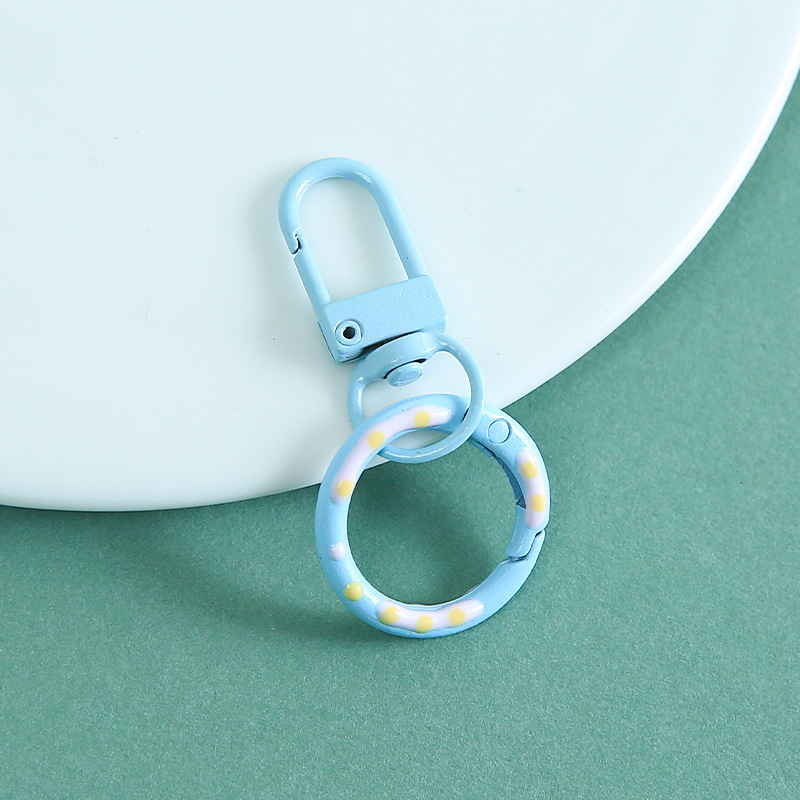 Light Blue Donut Spring Hook Door Lock