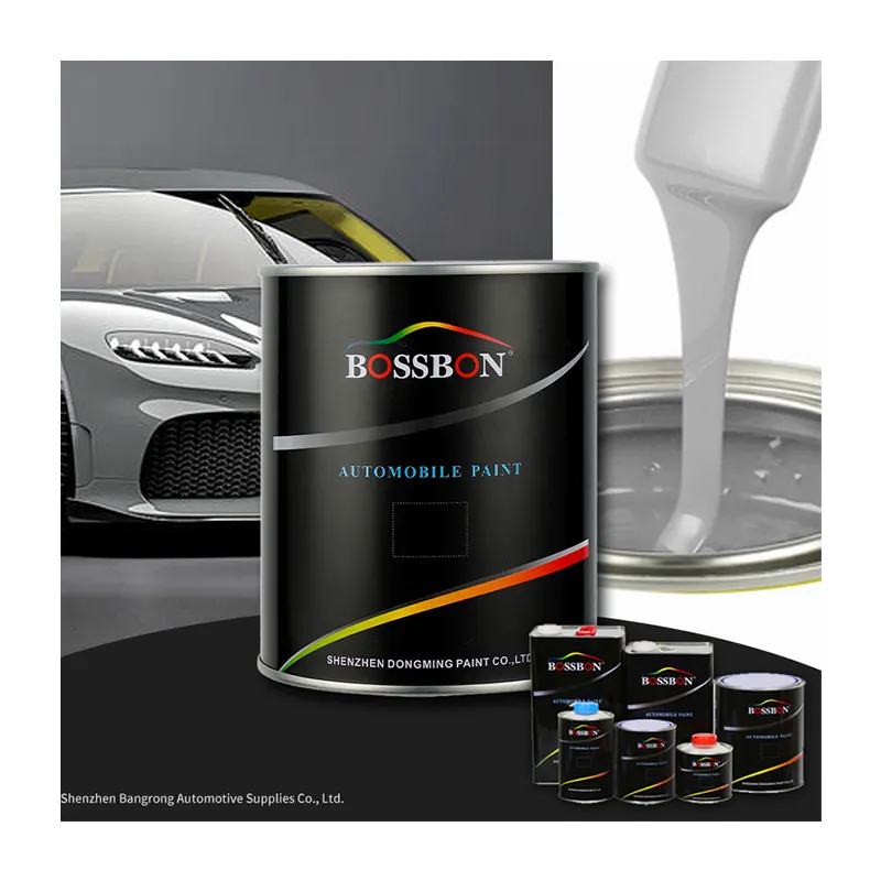 Autobody Repair Car Paint Manufacturer Matte Black Auto Paint Black Car Refinish Paint